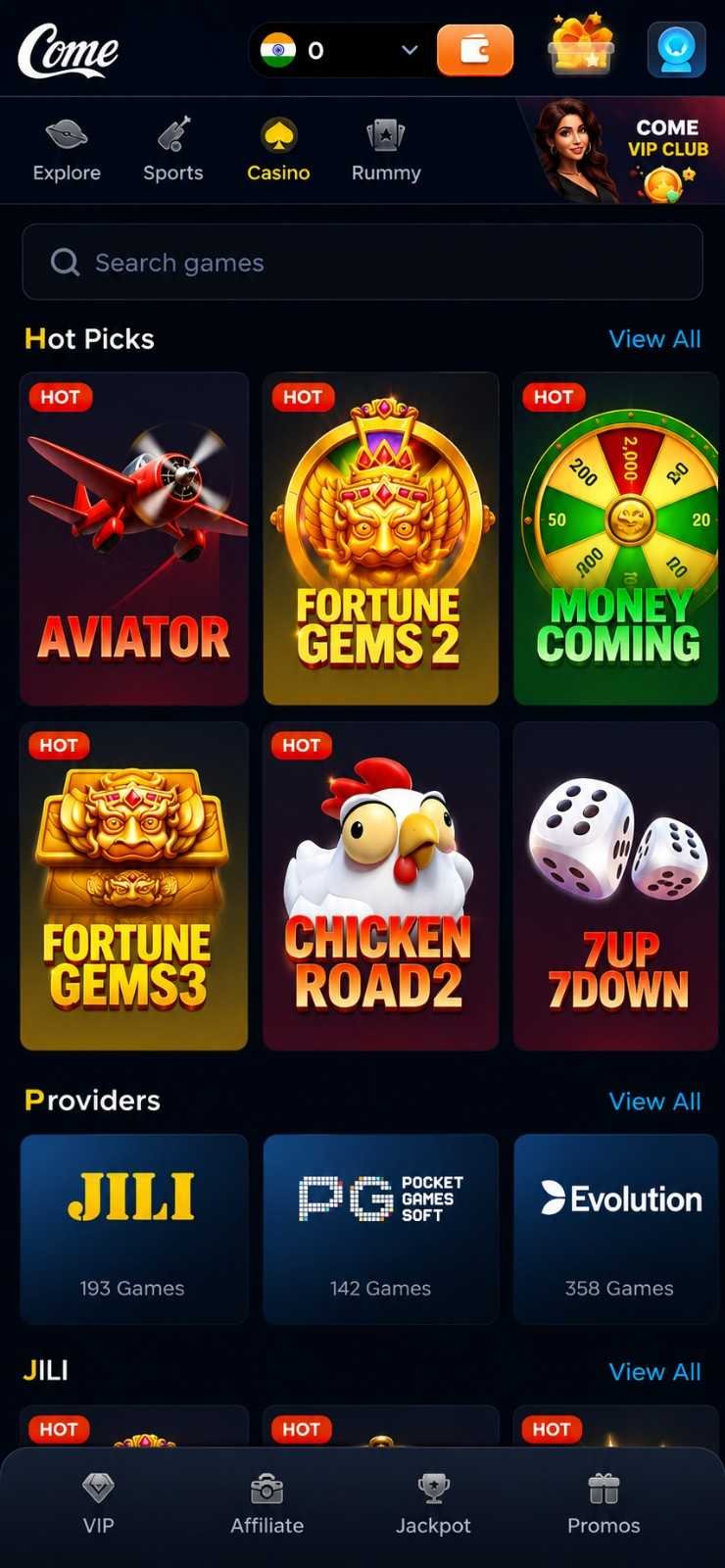 come game